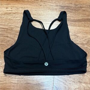 lululemon athletica Black Strappy Sports Bra